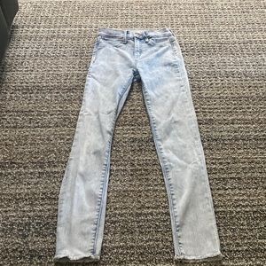 Light wash jeans